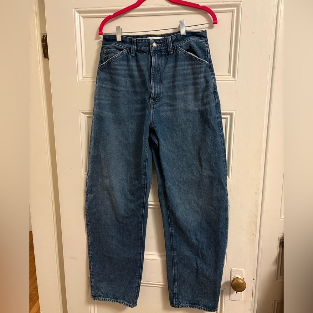 Madewell Curvy Balloon jeans, size 28, Greendale wash